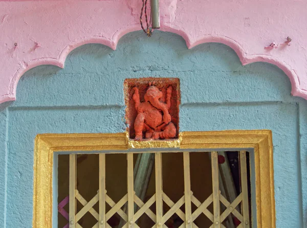 2022 Vintage Ganesh Idol Amruteshwar Mahadev Temple Complex Saivar Wada — 스톡 사진