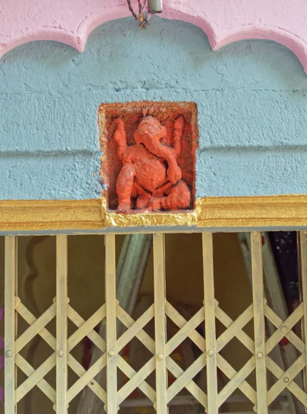 2022 Vintage Ganesh Ídolo Amruteshwar Mahadev Templo Complejo Cerca Saivar —  Fotos de Stock