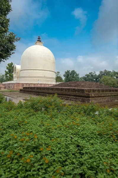 2008 Parinirvana Temple Parinirvana Stupa Kushinagar Uttar Pradesh India — Stock fotografie