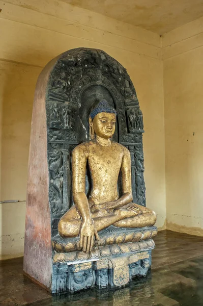 2008 Statua Colossale Buddha Nel Bhumisparsha Mudra Atteggiamento Toccante Della — Foto Stock