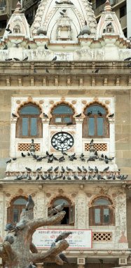  02 25 2020 Shri Ram Mandir Tapınağı Bhuleshwar Yolu Kabutarkhana Bombay, Mumbai, Maharashtra, Hindistan