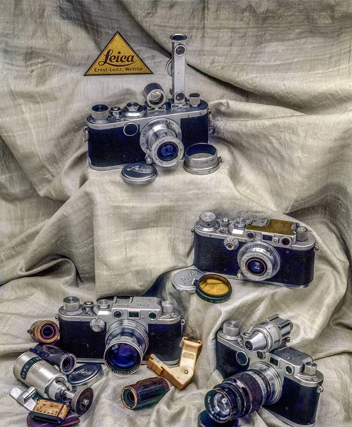 Mrt 2009 Vintage Leica 35Mm Filmcamera Gemaakt Door Leica Studio — Stockfoto