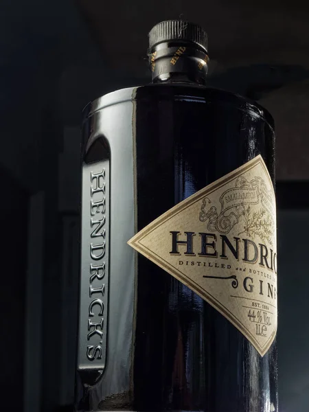 2022 Vintage Botella Vacía Gin Studi Hendrick Disparó Lokgram Kalyan — Foto de Stock