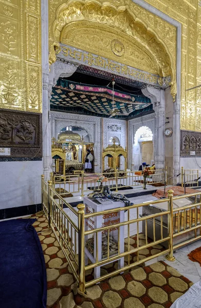 2014 Golden Carving Takht Srí Patna Sahib Kde Guru Gobind — Stock fotografie