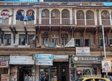 1225 2021 Eski Bina Kishor Bhuvan 'Buitin1926 C.P. Tank Bhuleshwar Bombay Mumbai Maharashtra Hindistan.