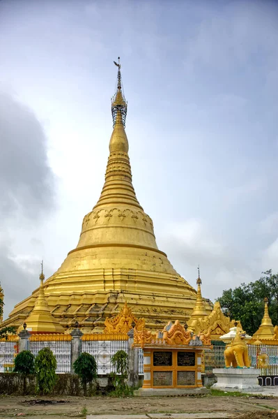 2008 Mahasukhamdada Chin Thargyi Pagoda Birmaanse Tempel Kushinagar Uttar Pradesh — Stockfoto