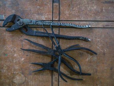 31 Ağustos 2019 Vintage Pliers Koleksiyonu Kalyan mMaharashtraaharashtra Hindistan 'ı vurdu.