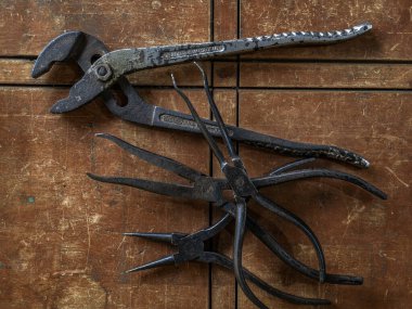 31 Ağustos 2019 Vintage Pliers Koleksiyonu Kalyan mMaharashtraaharashtra Hindistan 'ı vurdu.