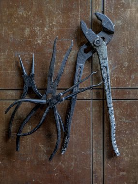 31 Ağustos 2019 Vintage Pliers Koleksiyonu Kalyan mMaharashtraaharashtra Hindistan 'ı vurdu.