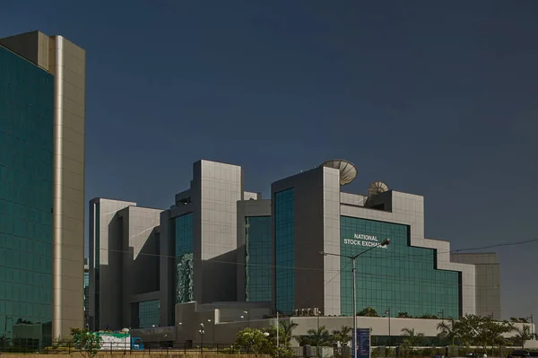 2004年4月21日 玻璃覆盖的Bandra Kurla建筑群办公楼是Mumbai Maharashtra India Asian的一个新商业区 — 图库照片