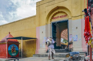 09 22 2012 Gate to Narmada River at Sant Eknath On The Bank Of River Godavari Pathan Aurangabad Maharashtra Indi