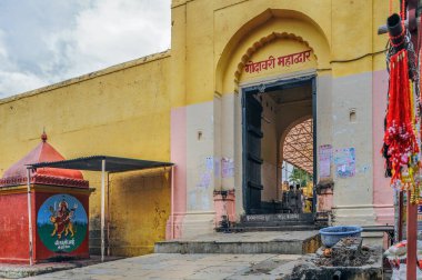 09 22 2012 Gate to Narmada River at Sant Eknath On The Bank Of River Godavari Pathan Aurangabad Maharashtra Indi