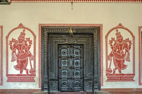 2913 Wal Painting Udupi Sri Krishna Temple Complex Udupi Karnataka — Photo