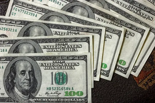 2007 Front One Hundred Dollar Bill Banknote Image Benjamin Franklin — стокове фото