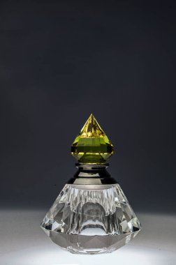 10 13 2004 Perfume Crystal Bottle in Home Lokgram Kalyan Maharashtra India.