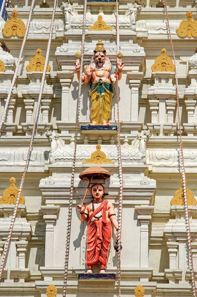 01 27 2013 Gopuram with Many figures Lord Vishnu richly decorated top Kanak Gopuram Udupi Sri Krishna Temple