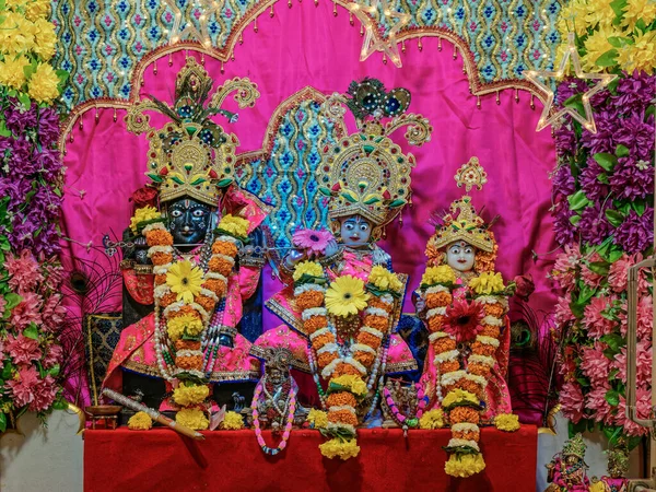 2022 Decoration Occasion Shri Krishn Janmasthmi Utsav Ranchhodrai Temple Ghatkoper — Stock Photo, Image