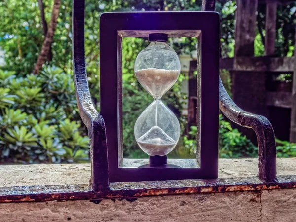 2022 Four Minute Hourglass Sand Timer Window Sill Mumbai Maharashtra — Stock fotografie