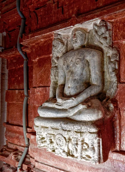 Nov 2019 1008 Statue Tirthankaras Chandraprabhu Digambar Jain Bavan Jinalay — Fotografia de Stock