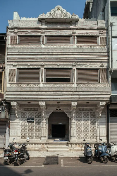 2007 Renovado Templo Marbel Adinath Jain Pune Maharashtra India — Foto de Stock