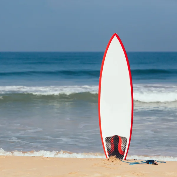 Surfboard in the sand Surfboard in the Sand — Stock Photo