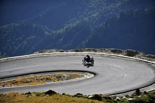 A Estrada Transalpina — Fotografia de Stock