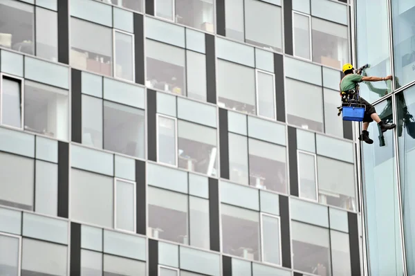 Lavadora de ventanas — Foto de Stock