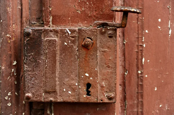 Ancient Door Lock — Stock Photo, Image