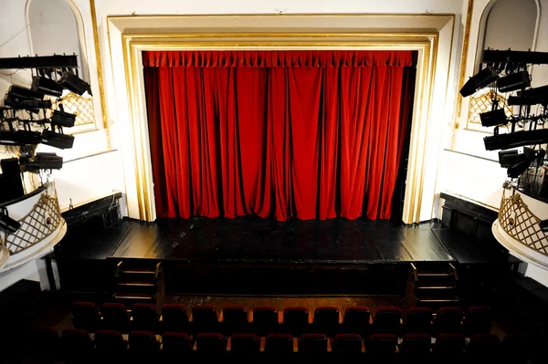 Leeg theaterpodium — Stockfoto