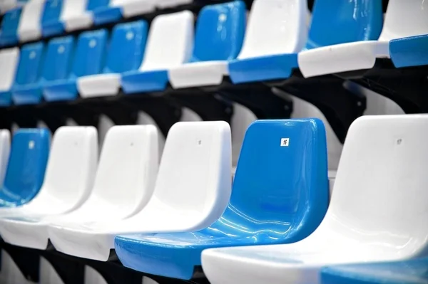 Sports arena seats — Stock Photo, Image