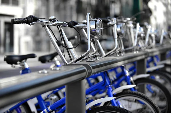 Openbare fiets delen systeem — Stockfoto