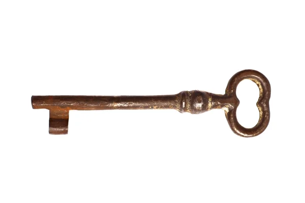 Vintage and rusty door key Stock Picture