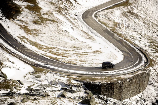 Transfagarasan weg — Stockfoto