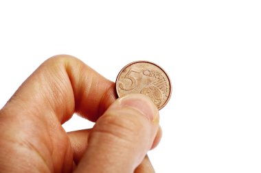 el 5 euro cent sikke tutarak