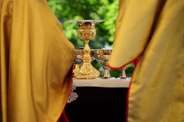 Archbishop Claudio Gugerotti & Archbishop Tadevush Kandrusievich — Stock Photo, Image