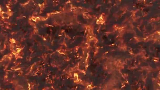 Inferno abstrato Fogo — Vídeo de Stock