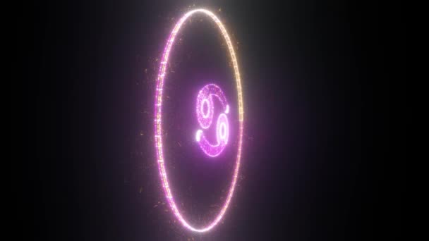 黄道带征状癌3D动画 — 图库视频影像