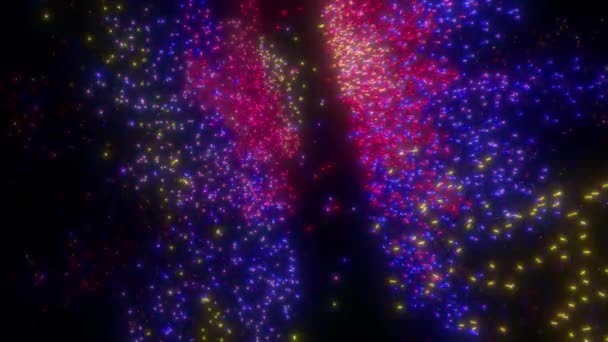 Animation Des Impulsions Neuronales Processus Pensée Intelligence Artificielle — Video