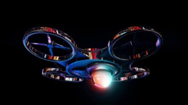 Polis İHA 'sı 2. Yüksek kalite 4k görüntü