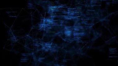 Mavi Dijital Kodlar. Yüksek kalite 4k görüntü