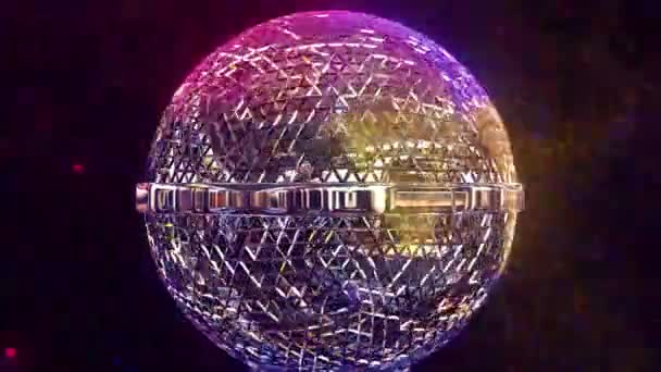 Disco Ball Particles High Quality Footage — Stock Video