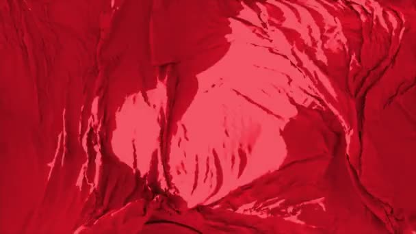 Red Abstract Cloth Vysoce Kvalitní Záběry — Stock video