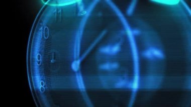 Çalar Saat Hologram 4k. Yüksek kalite 4k görüntü