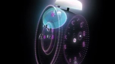 Soyut Alarm Saati. Yüksek kalite 4k görüntü