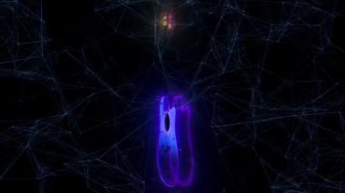 Dijital Gitar Müzik 4K. Yüksek kalite 4k görüntü