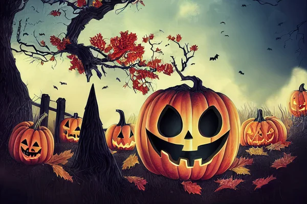 Garland Designs and Illustrations for Halloween ,toon style, anime style, cartoon style v1