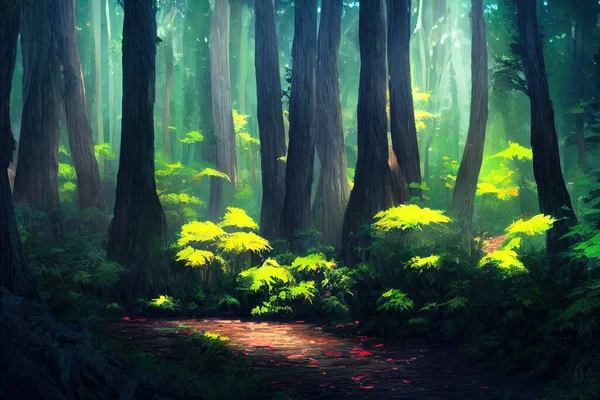 Floresta Estilo Anime Fantasia - Imagens grátis no Pixabay - Pixabay