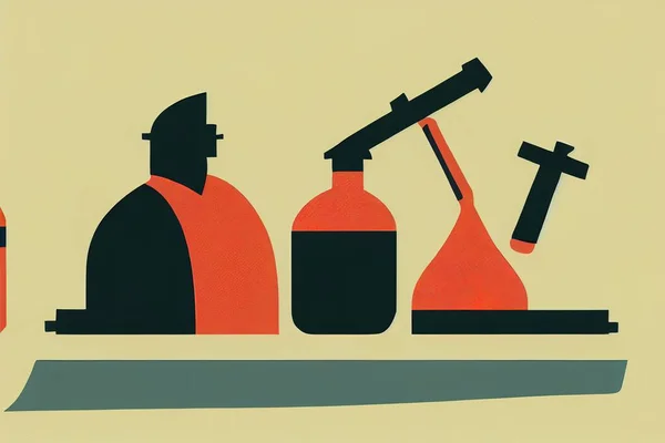 Chemical Equipment Operators and Tenders ,Cartoon illustration V2 High quality 2d illustration