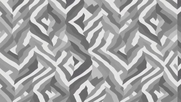 Absztrakt Geometriai Minta Vékony Egyenes Vonalak Keresztezésével Stílusos Textúra Szürke — Stock videók