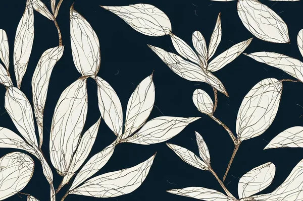 Desert plant on sand texture seamless raster pattern. Organic succulent foliage for tileable bohemian illustration backdrop.